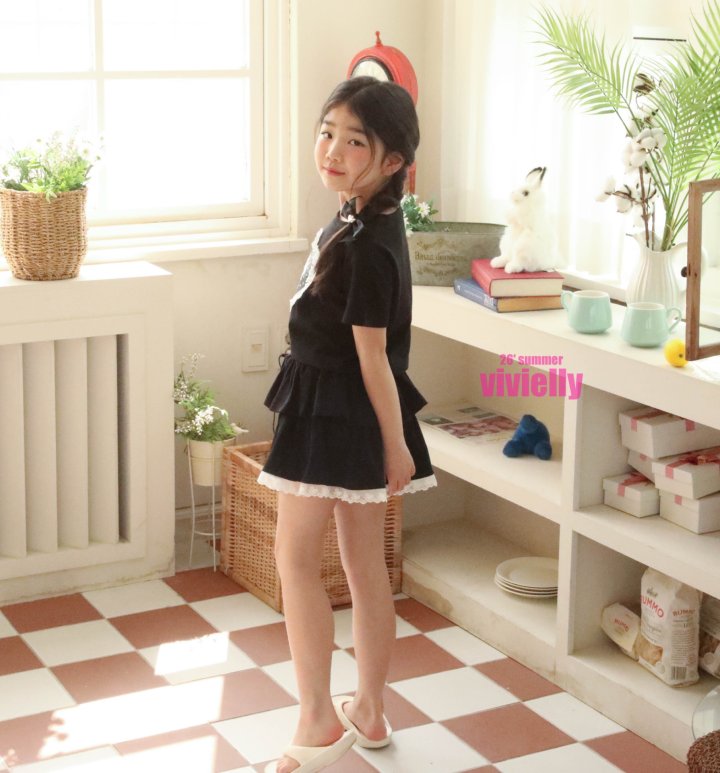 Vivielly - Korean Children Fashion - #minifashionista - Lily Skirt Pants - 12