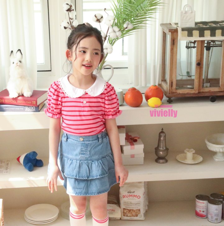 Vivielly - Korean Children Fashion - #minifashionista - Honey Cancan Skirt - 7