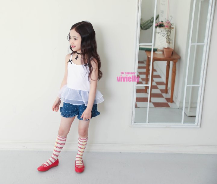 Vivielly - Korean Children Fashion - #prettylittlegirls - Anna Frill Shorts (Pink) - 9