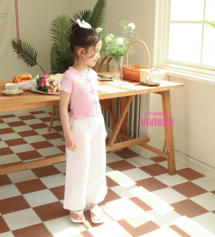 Vivielly - Korean Children Fashion - #prettylittlegirls - Dana Heart Pants (Denim) - 6