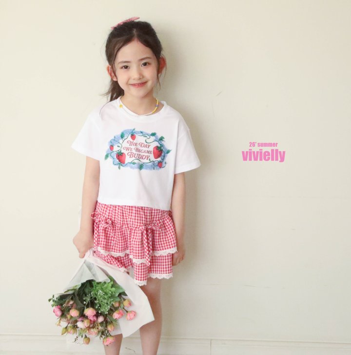 Vivielly - Korean Children Fashion - #stylishchildhood - Strawberry Tee - 7