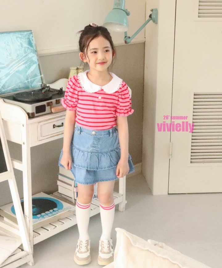 Vivielly - Korean Children Fashion - #stylishchildhood - Honey Cancan Skirt - 11