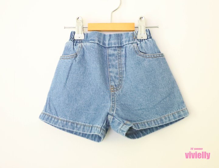 Vivielly - Korean Children Fashion - #todddlerfashion - Lara Ribbon Shorts (White) - 12