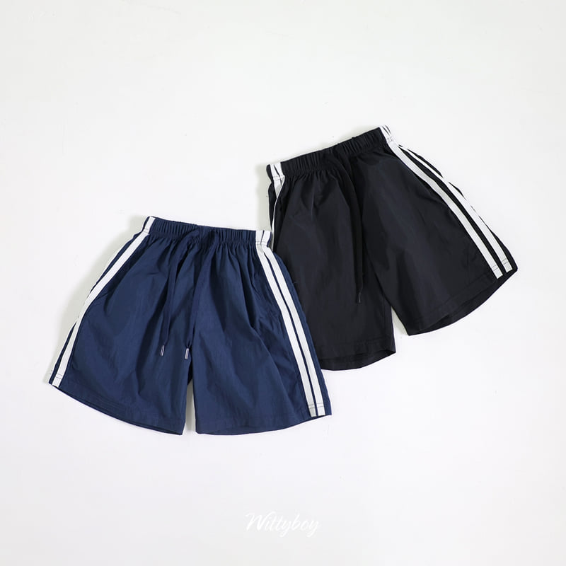 Witty Boy - Korean Children Fashion - #Kfashion4kids - Sporty Double Line Pants