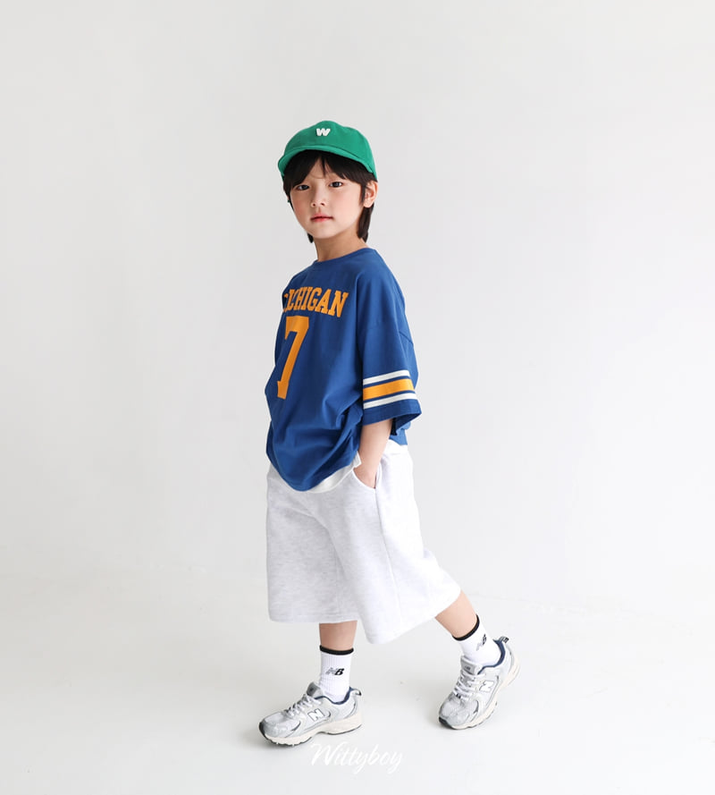 Witty Boy - Korean Children Fashion - #Kfashion4kids - Bermuda Training Pants - 10
