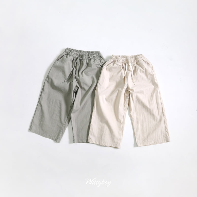 Witty Boy - Korean Children Fashion - #Kfashion4kids - Light Cotton Spandex Pants