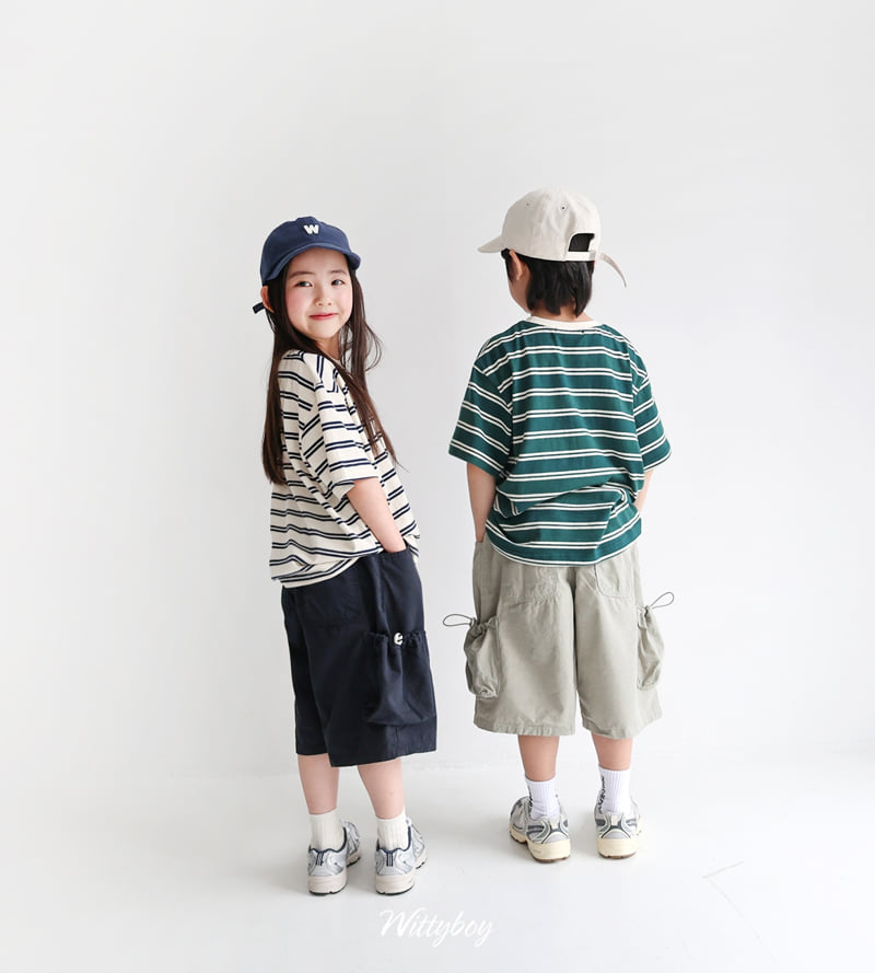 Witty Boy - Korean Children Fashion - #kidzfashiontrend - String Cargo Pants - 4