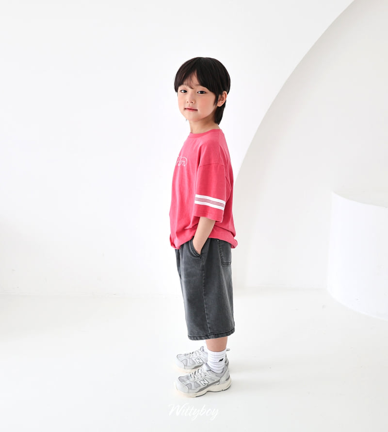 Witty Boy - Korean Children Fashion - #childofig - Signature Summer Denim Pants - 6