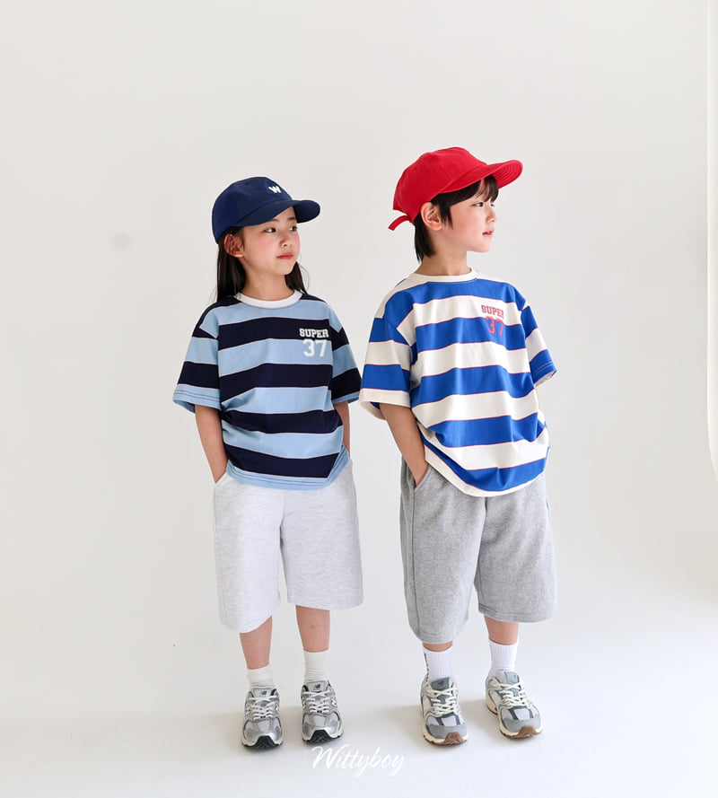 Witty Boy - Korean Children Fashion - #childofig - Super Stripe Tee - 12