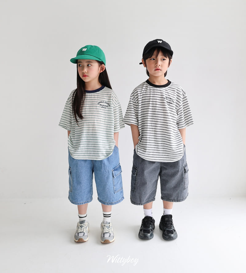 Witty Boy - Korean Children Fashion - #childofig - Double Stripe Tee - 11