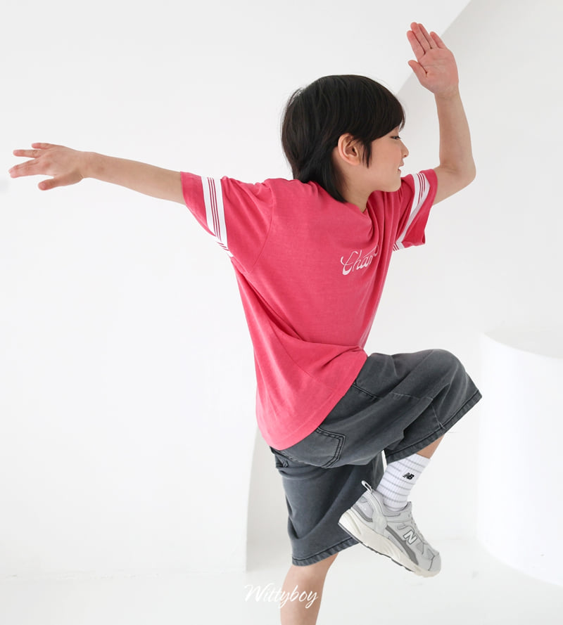 Witty Boy - Korean Children Fashion - #childrensboutique - Signature Summer Denim Pants - 7
