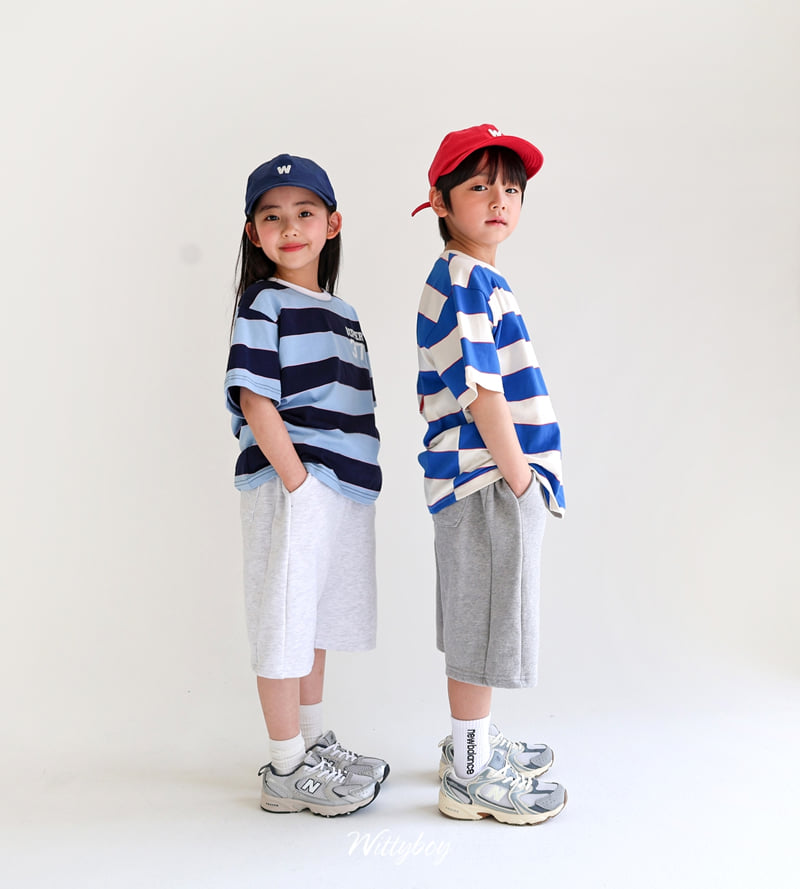 Witty Boy - Korean Children Fashion - #childrensboutique - Bermuda Training Pants - 3
