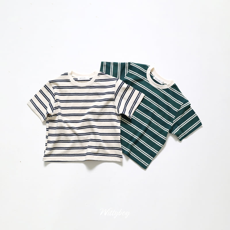 Witty Boy - Korean Children Fashion - #childrensboutique - Milano Stripe Tee