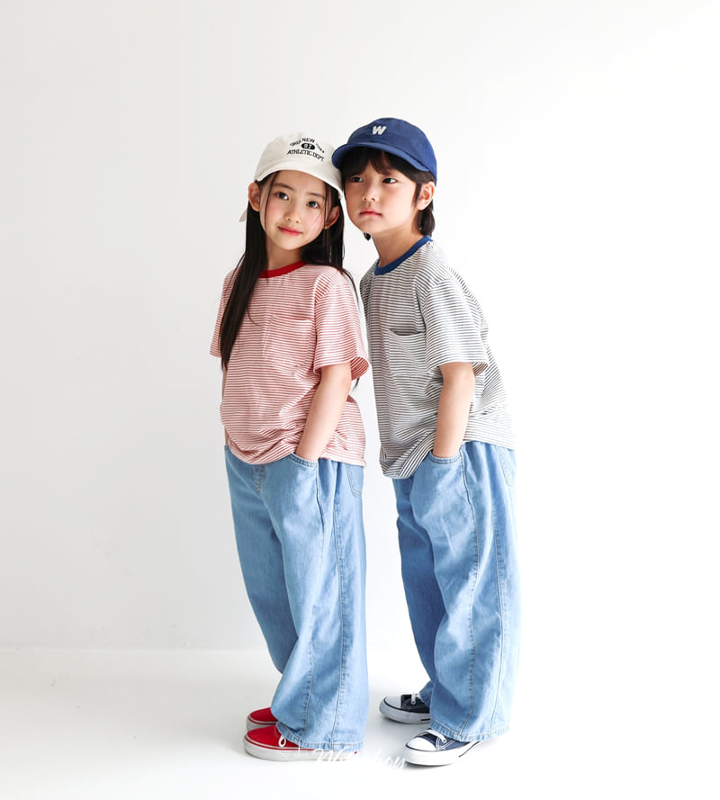 Witty Boy - Korean Children Fashion - #childrensboutique - Kitsch Stripe Tee - 7