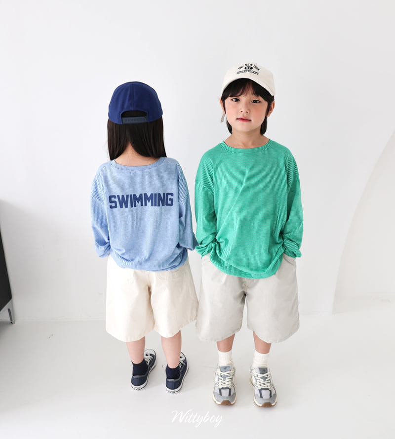 Witty Boy - Korean Children Fashion - #childrensboutique - Swimming Tee - 7