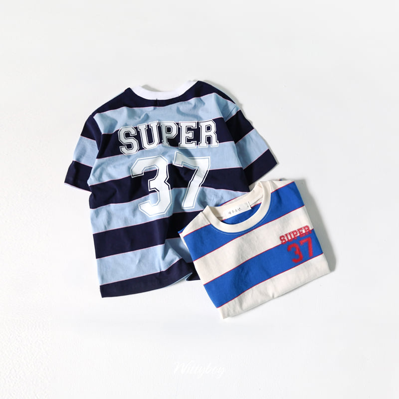 Witty Boy - Korean Children Fashion - #designkidswear - Super Stripe Tee