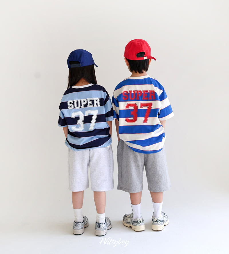 Witty Boy - Korean Children Fashion - #childrensboutique - Bermuda Training Pants - 4