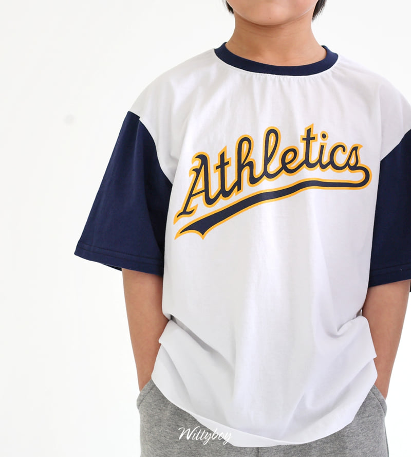 Witty Boy - Korean Children Fashion - #designkidswear - Athletic Tee - 12