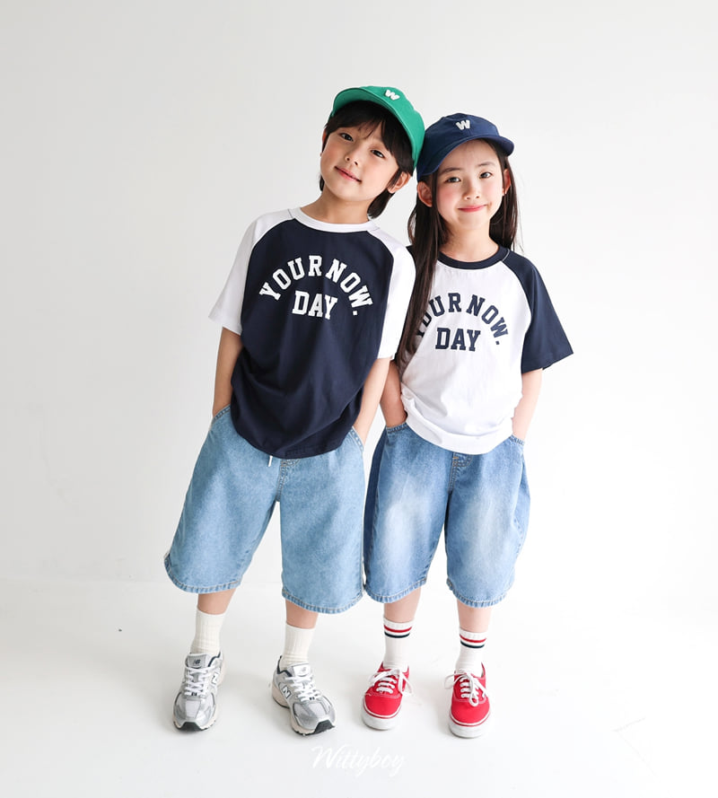 Witty Boy - Korean Children Fashion - #discoveringself - French Wide Denim Pants - 8