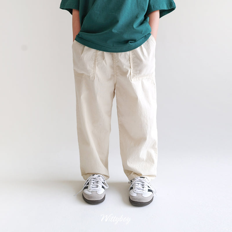 Witty Boy - Korean Children Fashion - #discoveringself - Paper Spandex Cotton Pants - 9