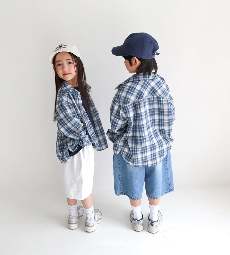 Witty Boy - Korean Children Fashion - #discoveringself - Holiday Check Shirt - 6