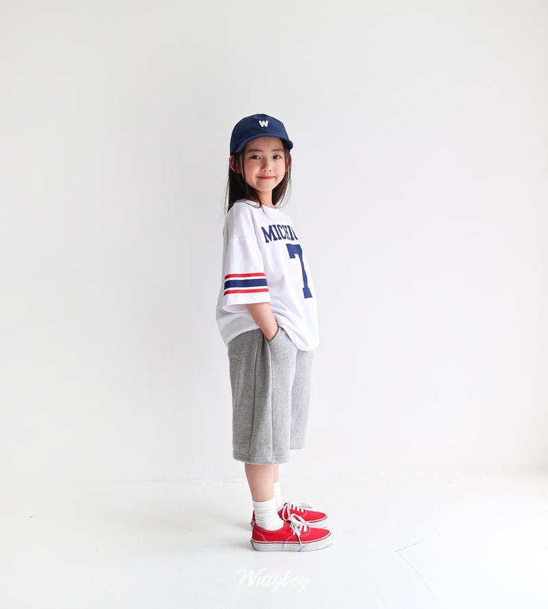 Witty Boy - Korean Children Fashion - #discoveringself - Bermuda Training Pants - 5