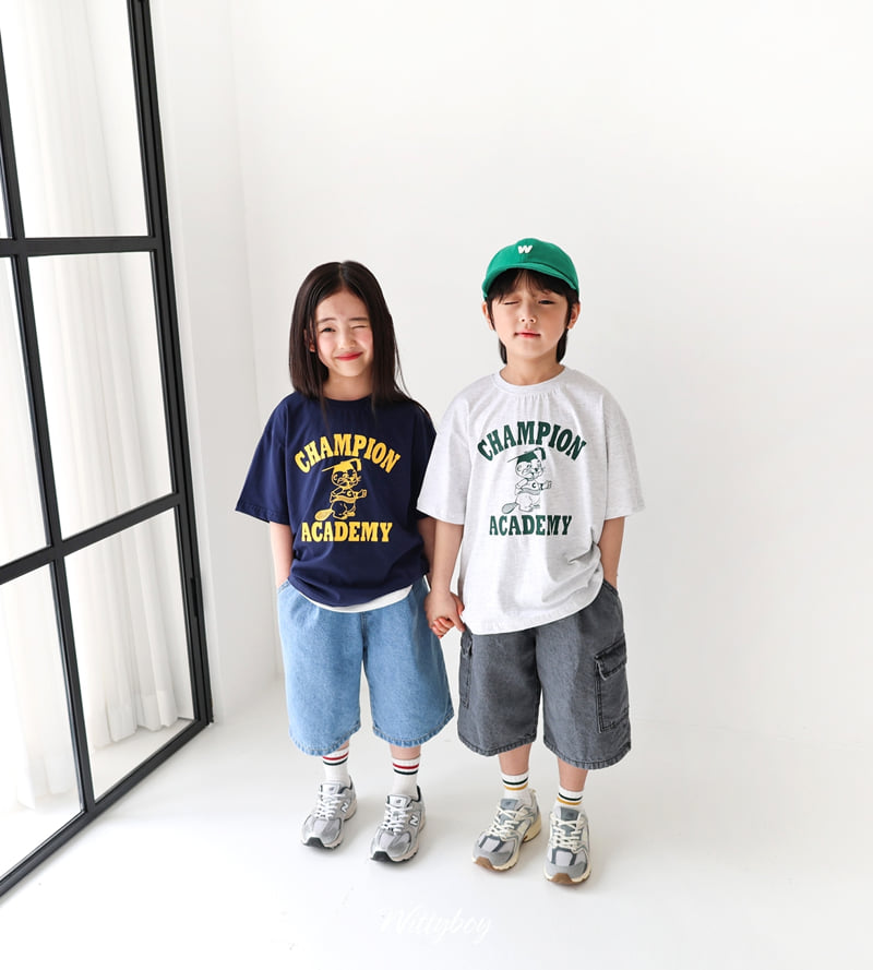 Witty Boy - Korean Children Fashion - #discoveringself - Academy Tee - 11