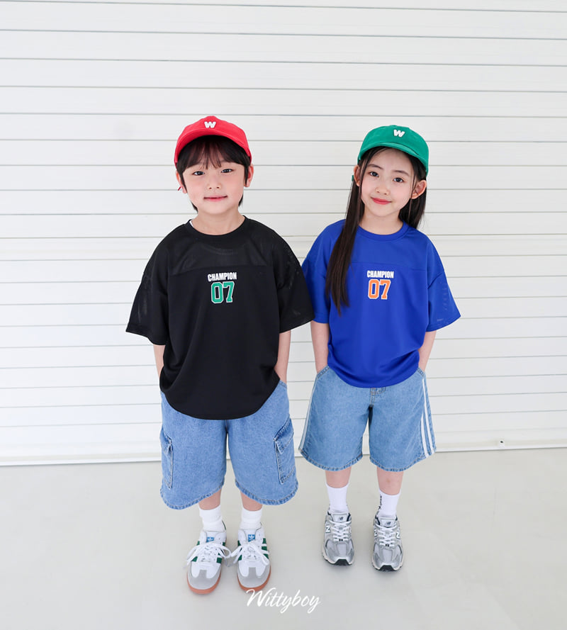 Witty Boy - Korean Children Fashion - #discoveringself - Champion Mesh Tee - 10
