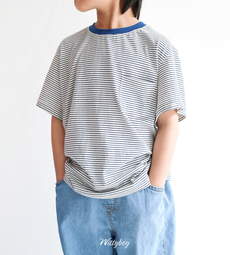 Witty Boy - Korean Children Fashion - #discoveringself - Kitsch Stripe Tee - 9
