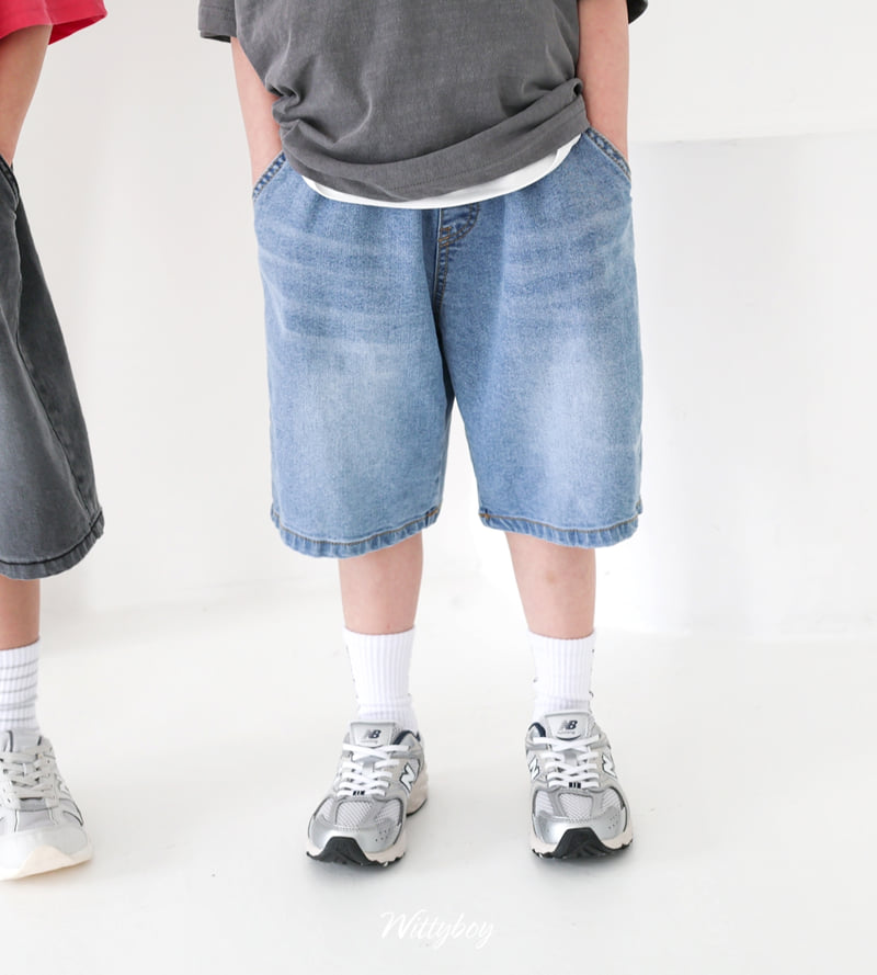 Witty Boy - Korean Children Fashion - #fashionkids - Signature Summer Denim Pants - 10