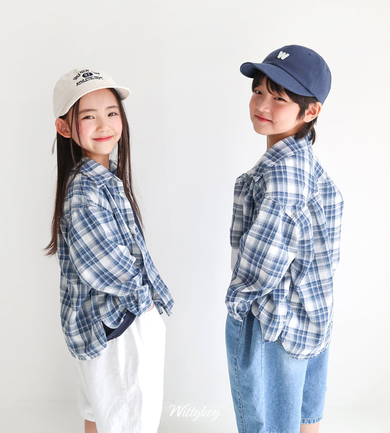 Witty Boy - Korean Children Fashion - #fashionkids - Holiday Check Shirt - 7