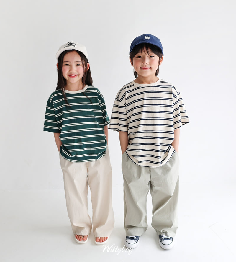 Witty Boy - Korean Children Fashion - #discoveringself - Milano Stripe Tee - 4