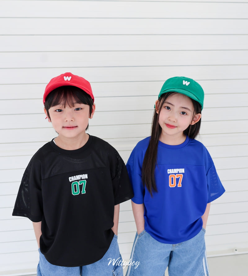 Witty Boy - Korean Children Fashion - #fashionkids - Champion Mesh Tee - 11