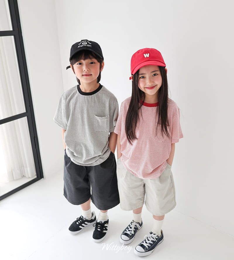 Witty Boy - Korean Children Fashion - #fashionkids - Kitsch Stripe Tee - 10