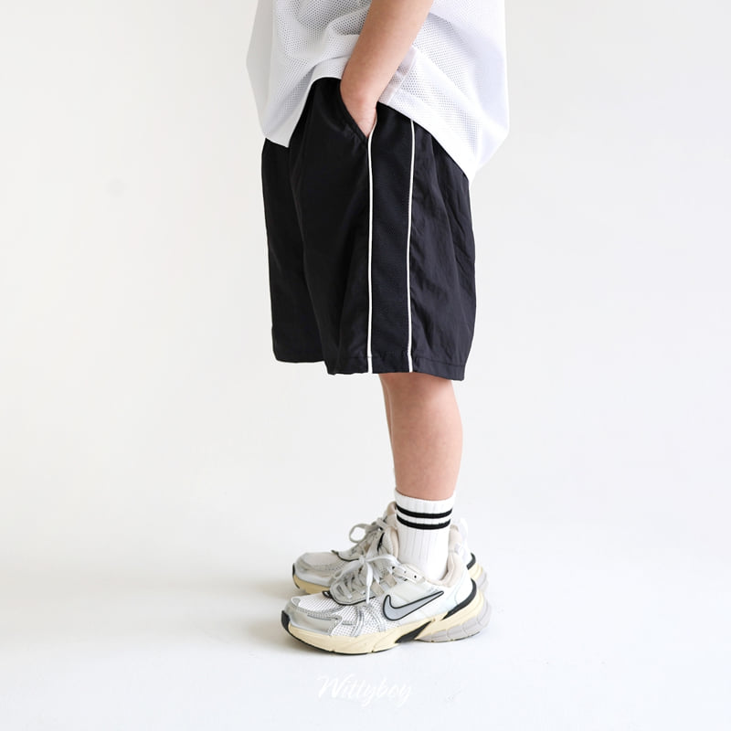 Witty Boy - Korean Children Fashion - #fashionkids - Air Mesh Woven Pants - 8