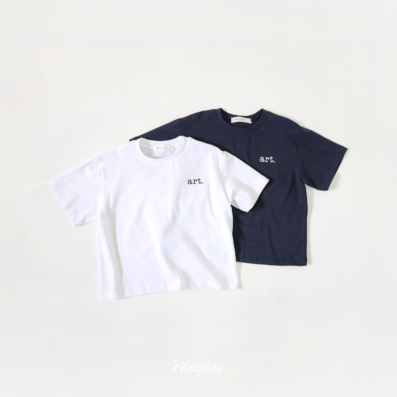 Witty Boy - Korean Children Fashion - #fashionkids - Mini Art Tee