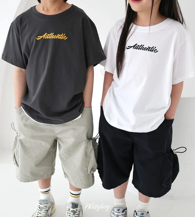 Witty Boy - Korean Children Fashion - #kidsshorts - Authentic Tee - 8