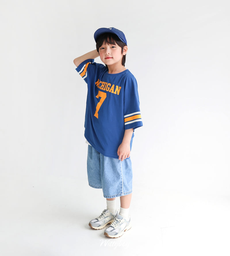Witty Boy - Korean Children Fashion - #kidsshorts - Hip Line Denim - 10