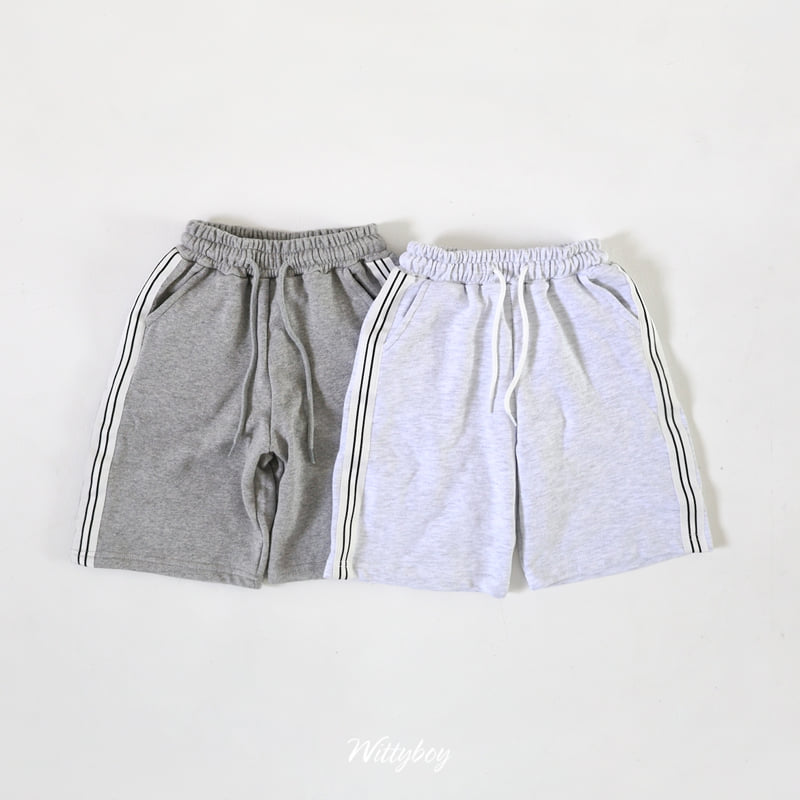 Witty Boy - Korean Children Fashion - #kidsshorts - Snatch Line Training Pants
