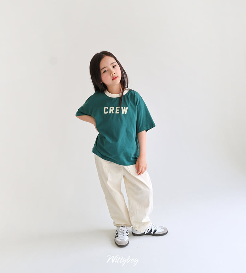 Witty Boy - Korean Children Fashion - #kidsshorts - Crew Tee - 7