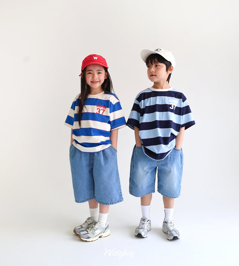 Witty Boy - Korean Children Fashion - #kidsstore - Super Stripe Tee - 5