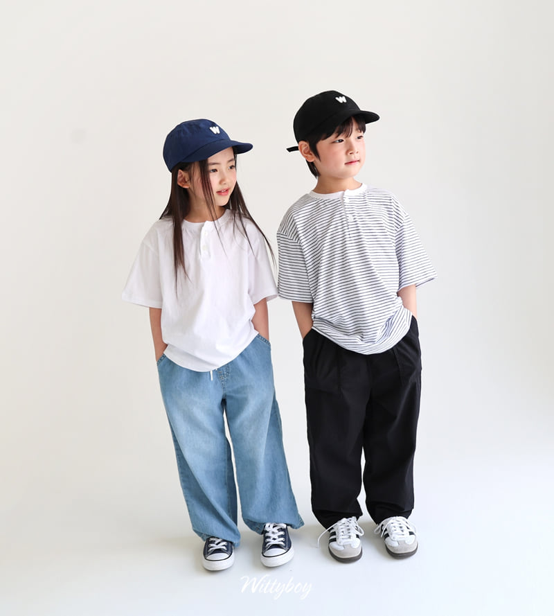 Witty Boy - Korean Children Fashion - #kidsstore - Paper Spandex Cotton Pants - 12