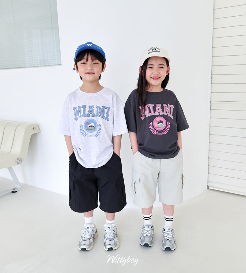 Witty Boy - Korean Children Fashion - #kidsstore - Miami Tee - 9