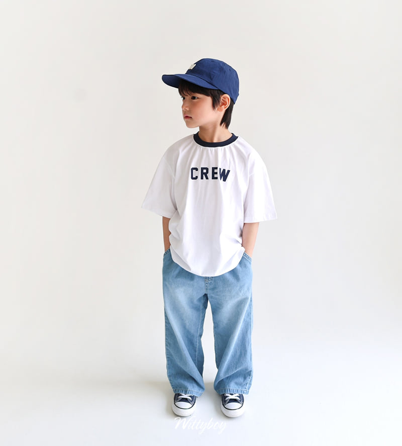 Witty Boy - Korean Children Fashion - #kidsstore - Crew Tee - 8