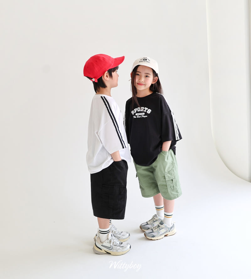 Witty Boy - Korean Children Fashion - #kidsstore - Nature Cotton Cargo Pants - 6