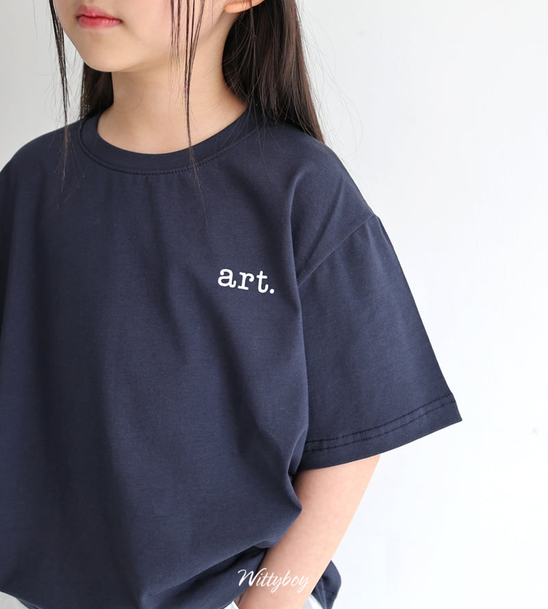 Witty Boy - Korean Children Fashion - #kidsstore - Mini Art Tee - 3