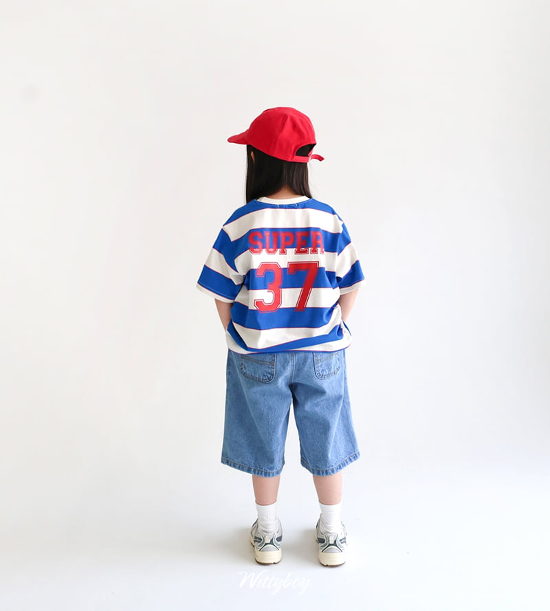 Witty Boy - Korean Children Fashion - #kidzfashiontrend - Original Bermuda Denim Pants - 9