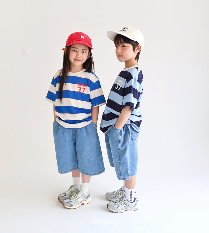 Witty Boy - Korean Children Fashion - #kidzfashiontrend - Super Stripe Tee - 6