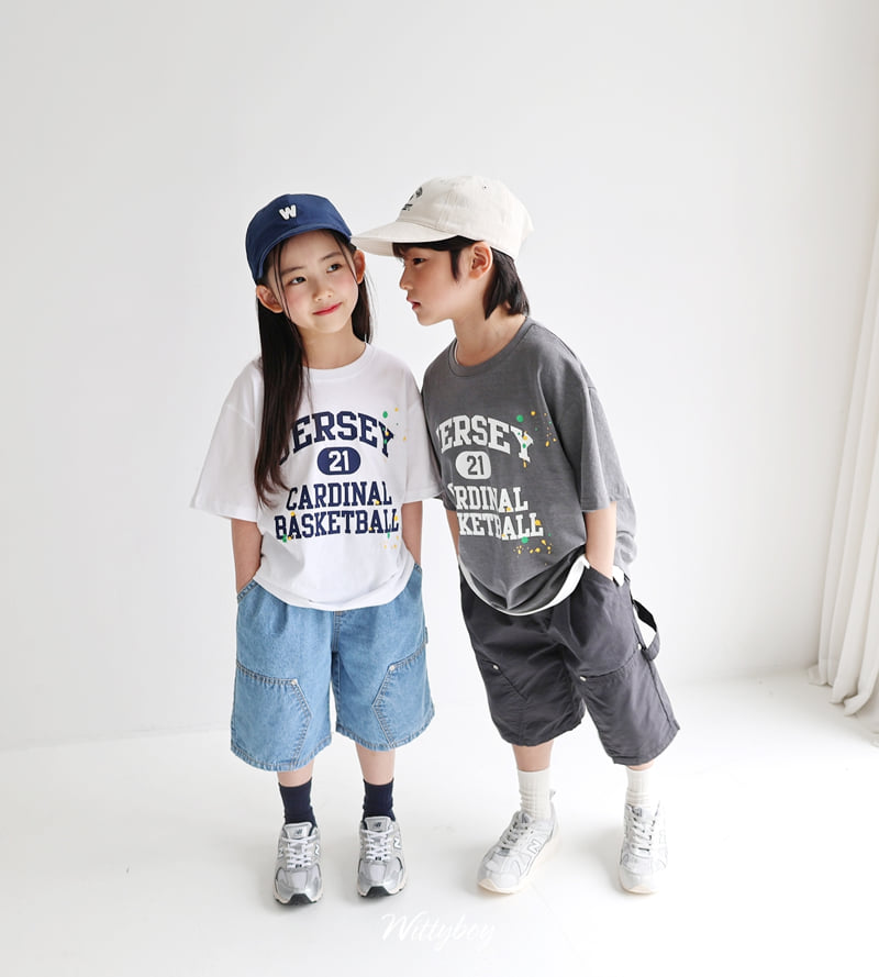 Witty Boy - Korean Children Fashion - #kidzfashiontrend - Jersey Painting Tee - 6
