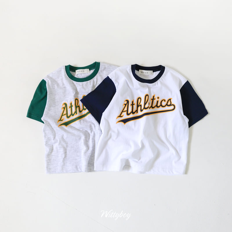 Witty Boy - Korean Children Fashion - #kidzfashiontrend - Athletic Tee